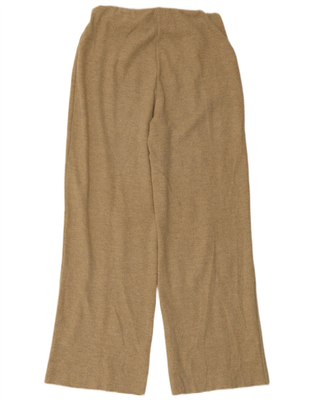 Zara Womens High Waist Tracksuit Bukser UK 12 Medium Beige Polyester