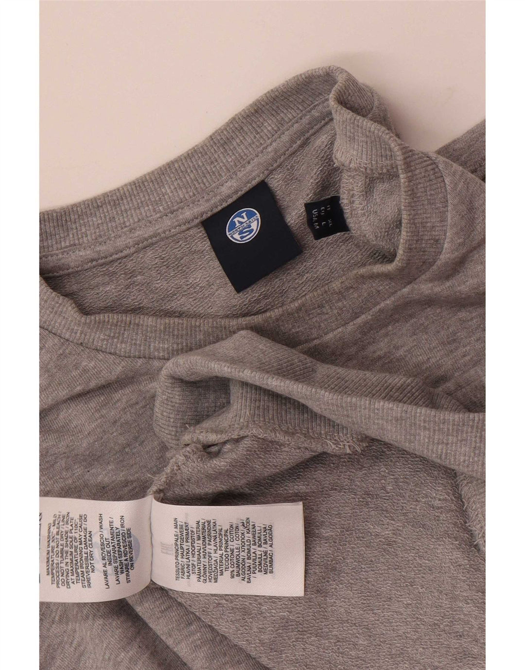 North Sails Herre Sweatshirt Jumper Stor Grå Bomuld