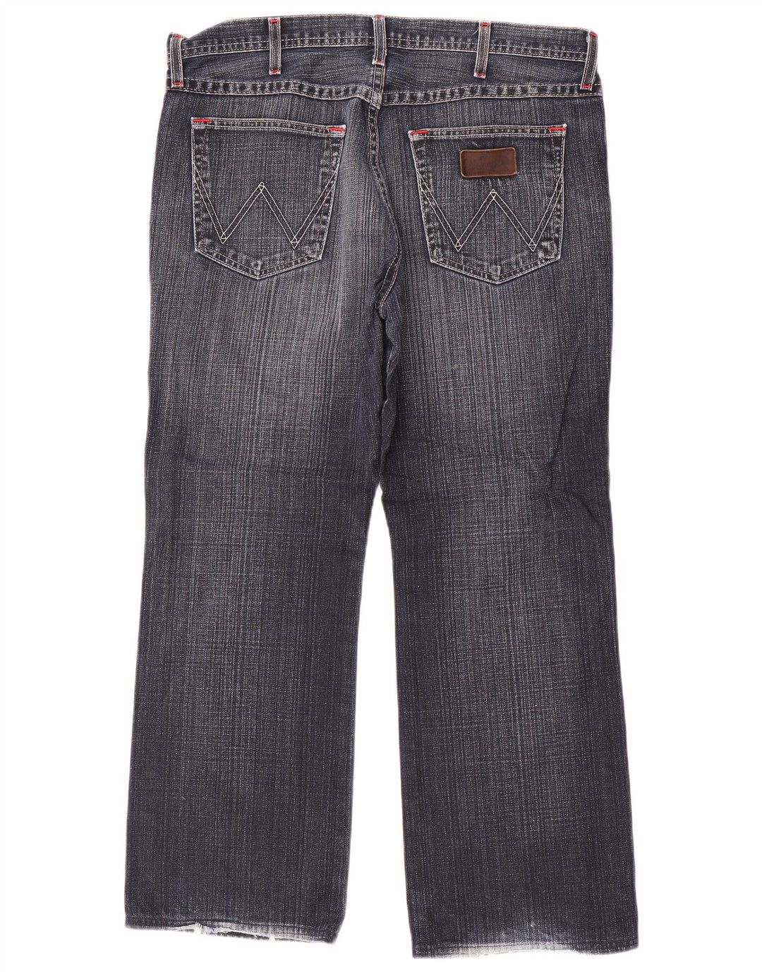 Wrangler Herre Roxboro Straight Jeans W36 L30 Blå Bomuld