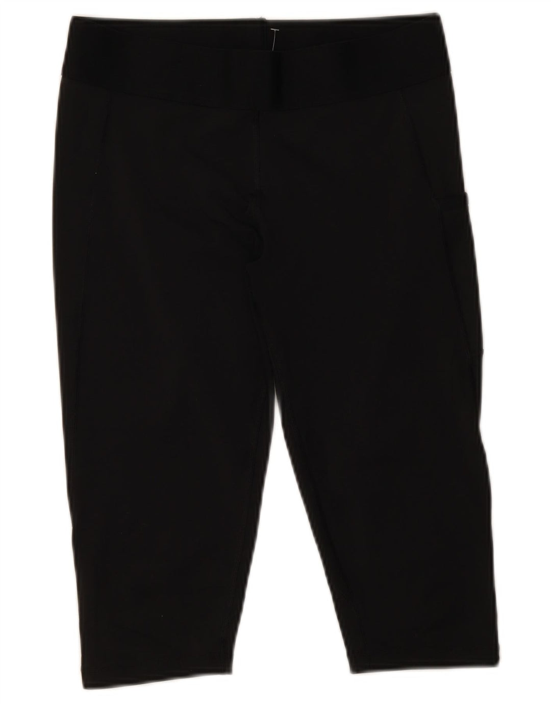 ADIDAS Grafiske Capri Leggings til kvinder UK 12/14 Medium Sort