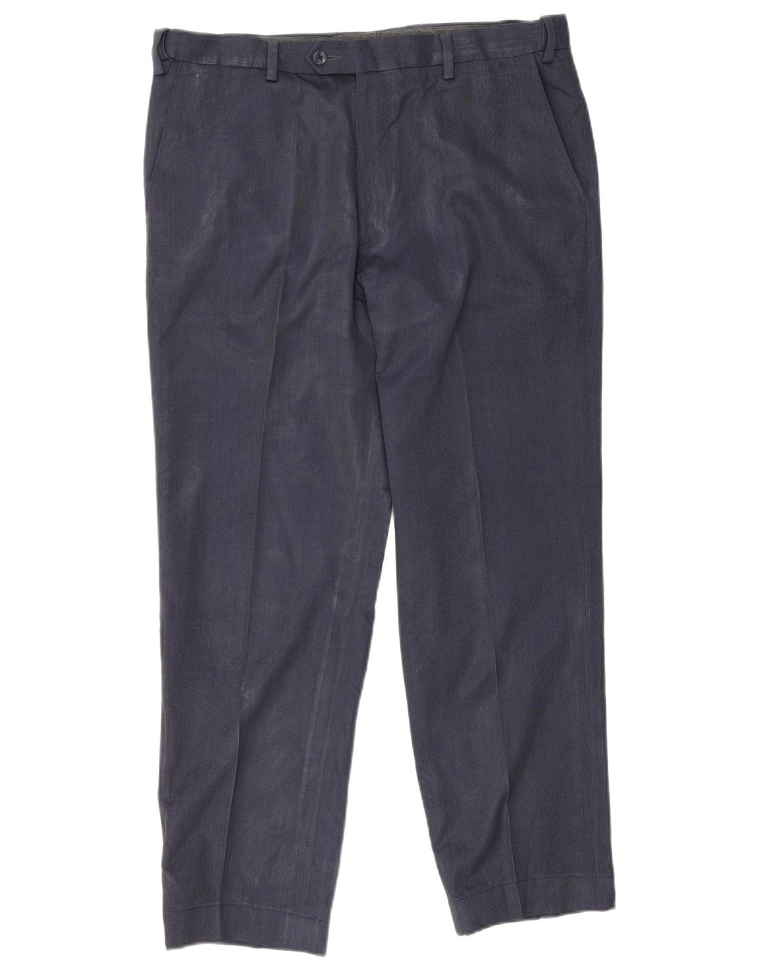 Marks & Spencer Herre Straight Regular Fit Suit Bukser W38 L28 Marineblå