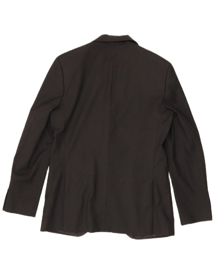 Marks & Spencer Herre 1-knap blazerjakke UK 38 Medium Sort Polyester