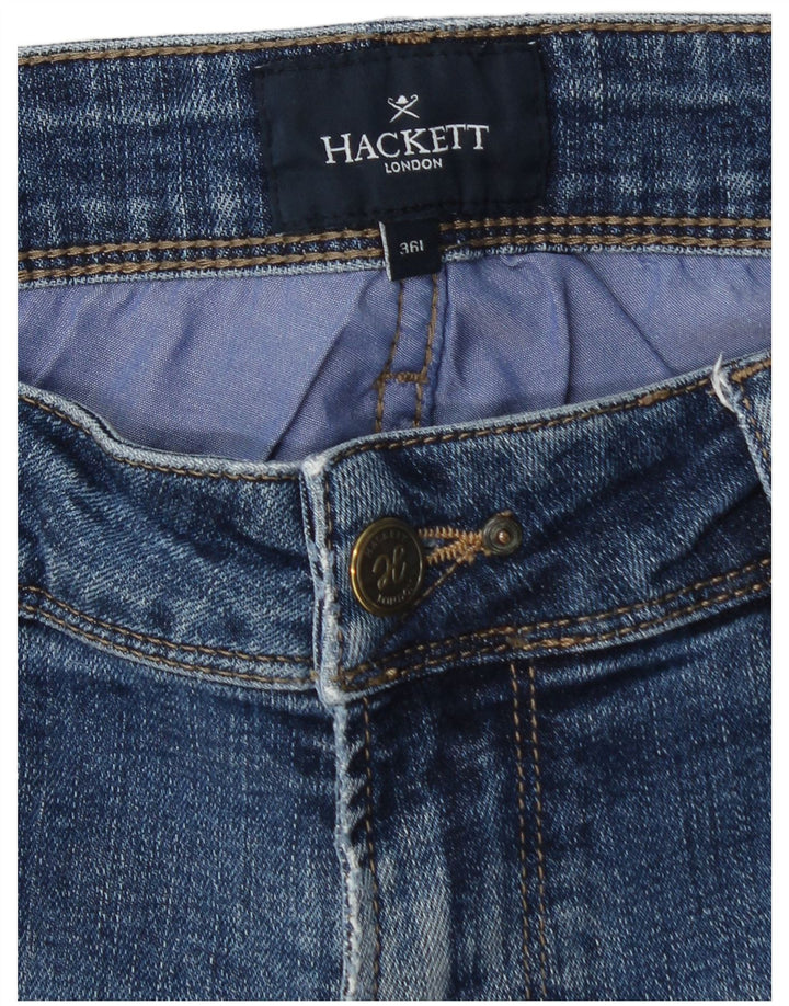 Hackett Herre Slim Jeans W36 L33 Blå Bomuld