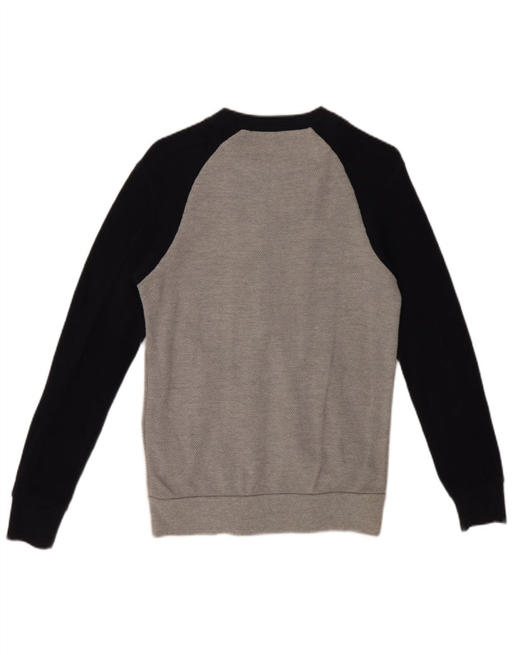 Zara Træningsdragt til mænd, topjakke, lille grå farveblok bomuld