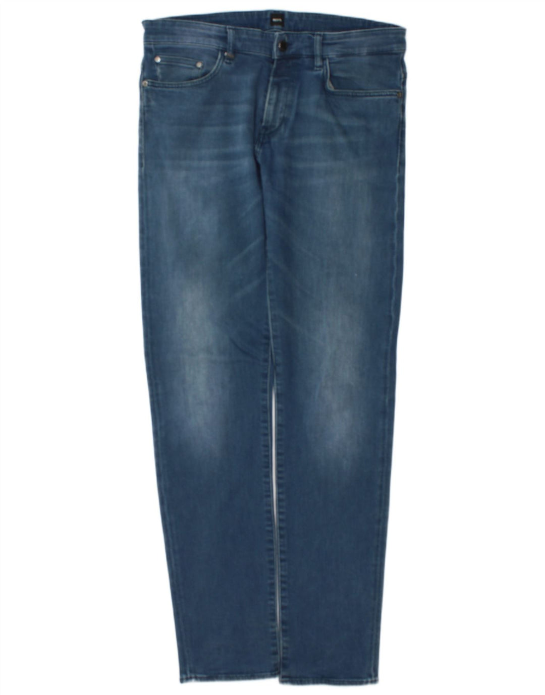 Hugo Boss Herre Slim Jeans W34 L34 Blå Bomuld