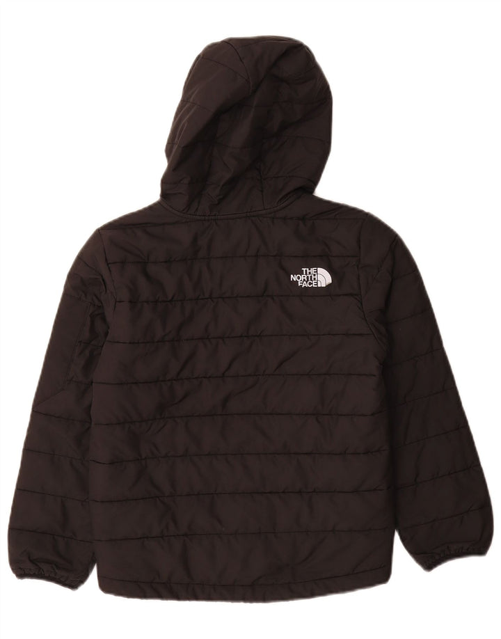 The North Face Boys Polstret Hættejakke 9-10 År Medium Sort Polyester