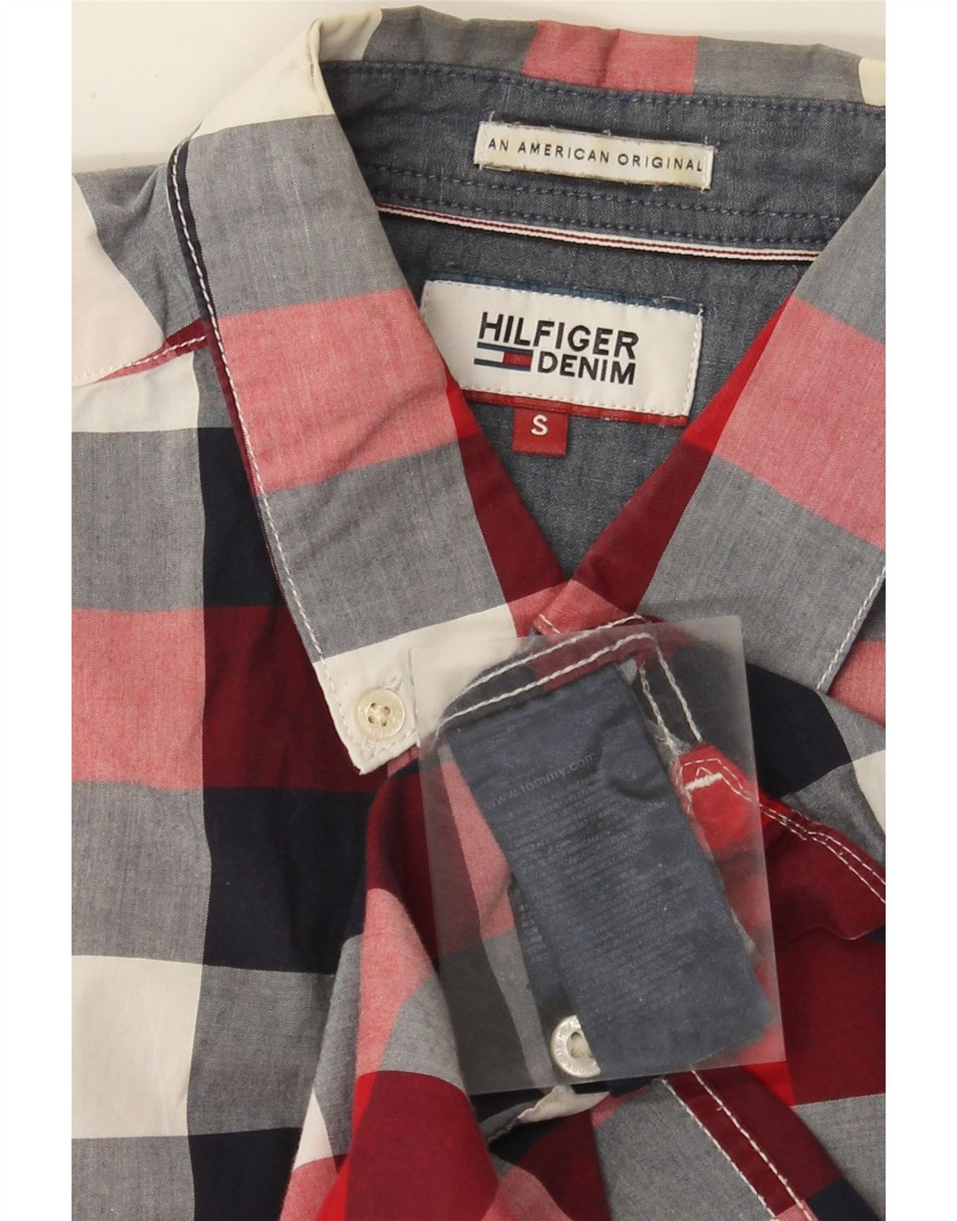 Tommy Hilfiger Herreskjorte Lille flerfarvet ternet bomuld