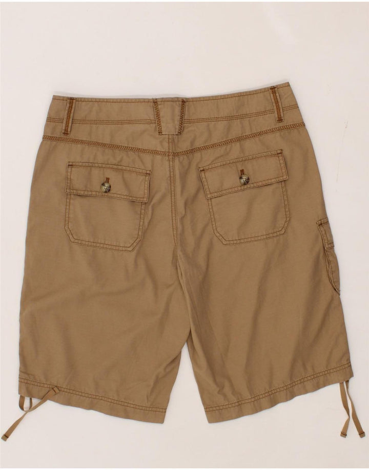 EDDIE BAUER Womens Cargo Shorts US 12 Large W34  Beige Cotton Vintage Eddie Bauer and Second-Hand Eddie Bauer from Messina Hembry 
