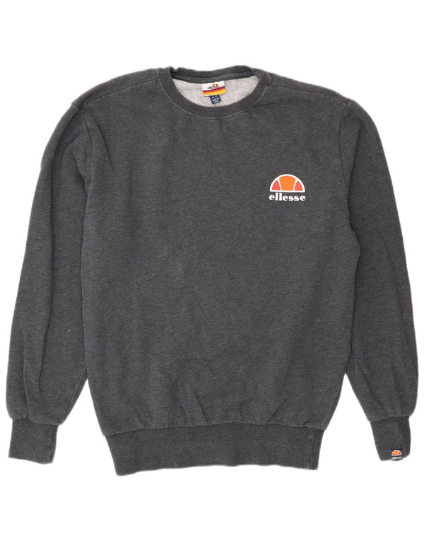 Ellesse Herre Sweatshirt Jumper Lille Grå Bomuld