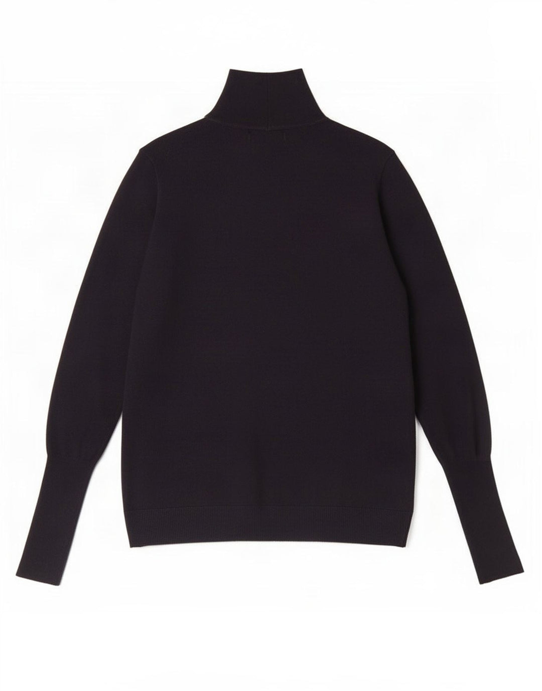 Zara Dame Turtle Neck Jumper Sweater UK 14 Medium Navy Blue Modal