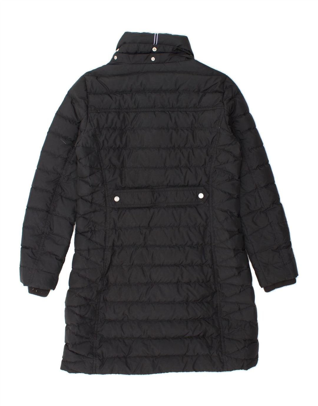 TOMMY HILFIGER Womens Padded Coat UK 14 Medium Navy Blue Polyester Vintage Tommy Hilfiger and Second-Hand Tommy Hilfiger from Messina Hembry 