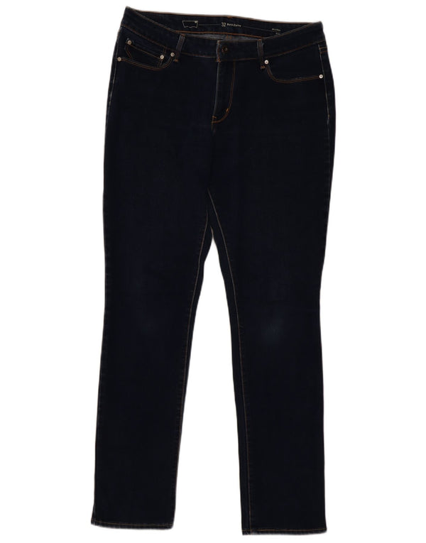 Levi's Womens Bold Curve Mid Rise Slim Jeans W32 L31 Marineblå Bomuld