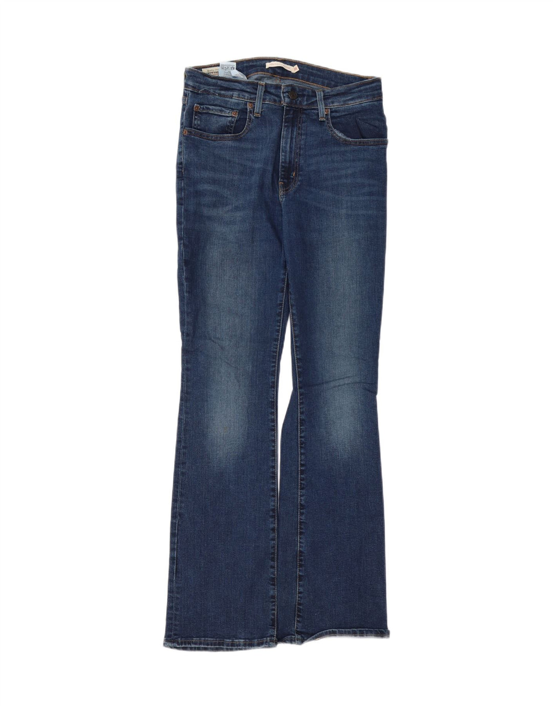 LEVI'S Dame 725 High Rise Bootcut Jeans W30 L32 Marineblå Bomuld