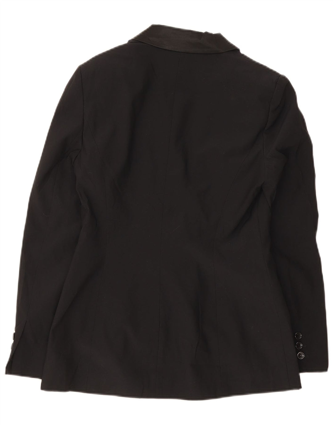 Oasis Dame 1 Knap Blazer Jacket UK 10 Small Black Acetate