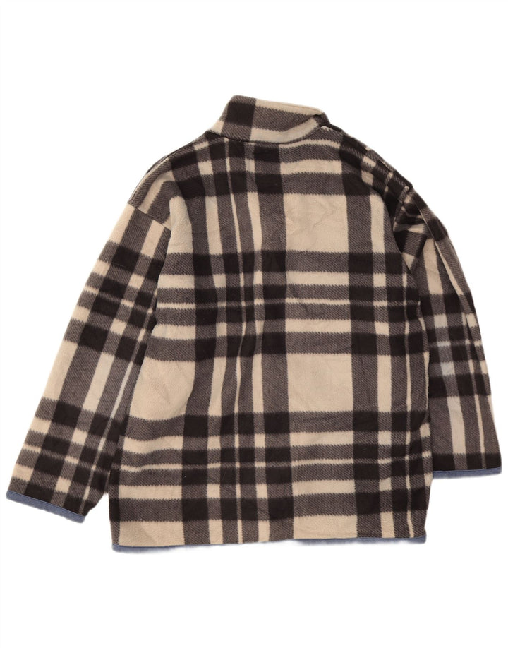 Rip Curl Herre Fleecejakke UK 40 Stor Beige Ternet polyester