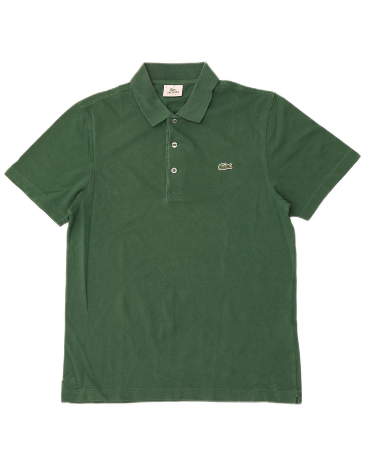 Lacoste herre poloshirt størrelse 4 Medium grøn bomuld