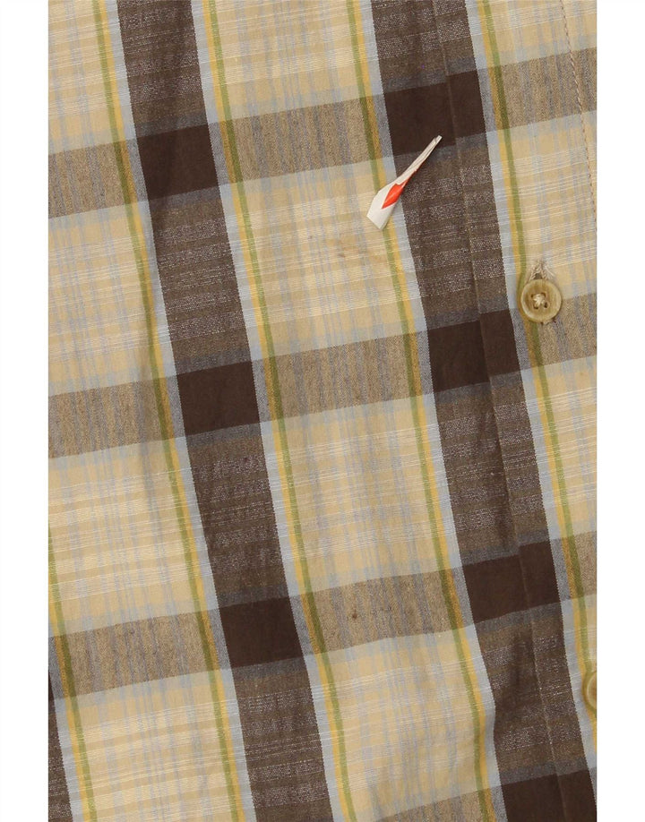 Marlboro Classics herreskjorte XL Beige ternet bomuld