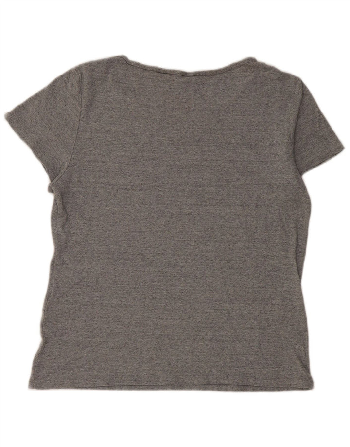 Levi's Dame Crop T-Shirt Top XL Grå Flecked Bomuld