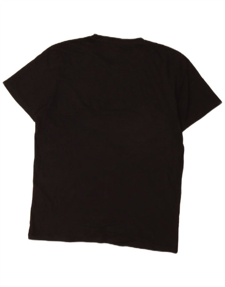 Jack & Jones Herre T-Shirt Top Stor Sort Bomuld
