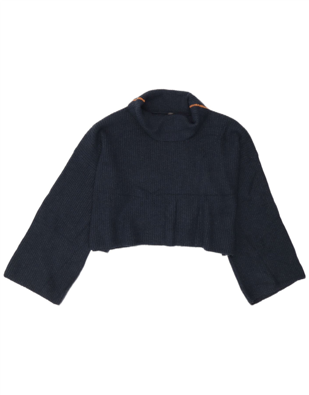 Topshop Dame Oversized rullehals sweater UK 12 Medium Navy Blue