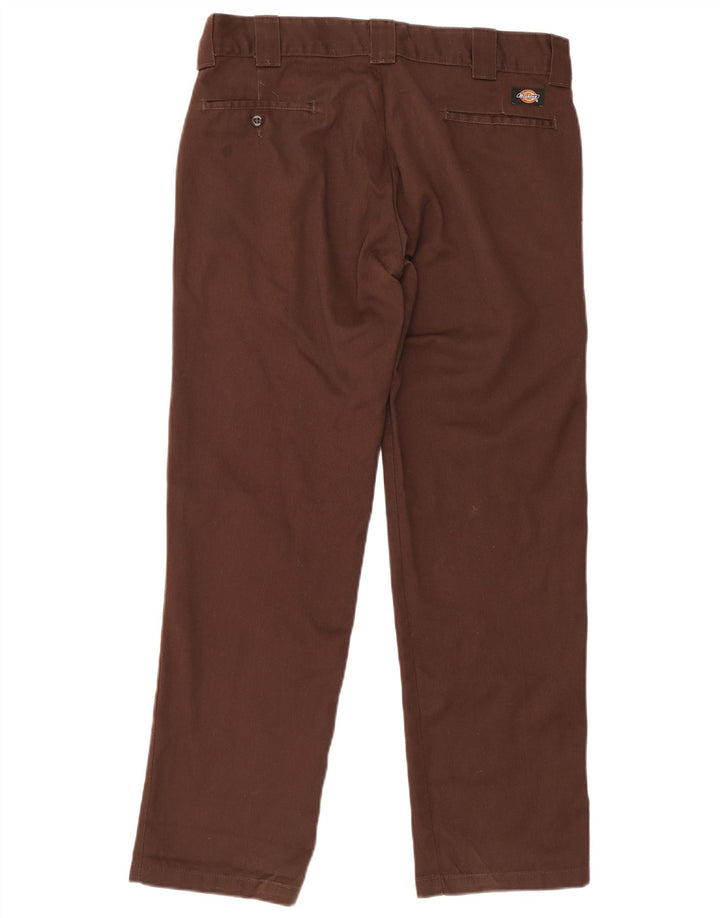 Dickies Straight Chino bukser til mænd W34 L32 brun polyester