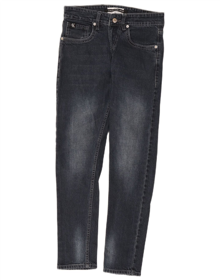 Calvin Klein Herre Slim Jeans W30 L28 Marineblå Bomuld