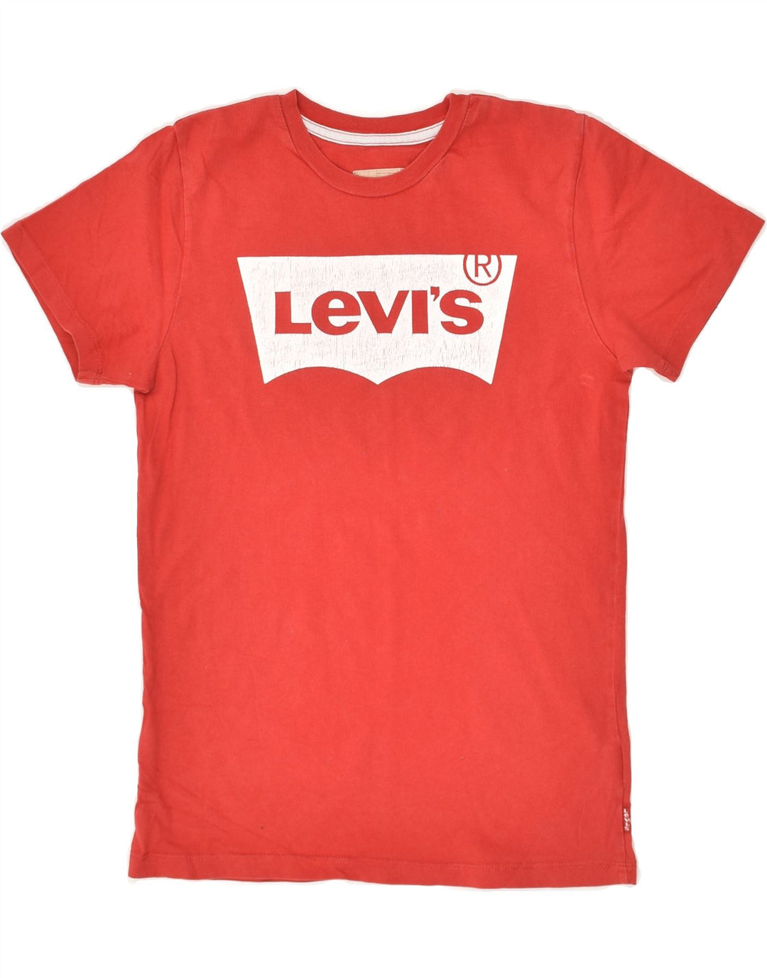 LEVI'S Boys Graphic T-Shirt Top 11-12 Years Red Cotton | Vintage Levi's | Thrift | Second-Hand Levi's | Used Clothing | Messina Hembry 