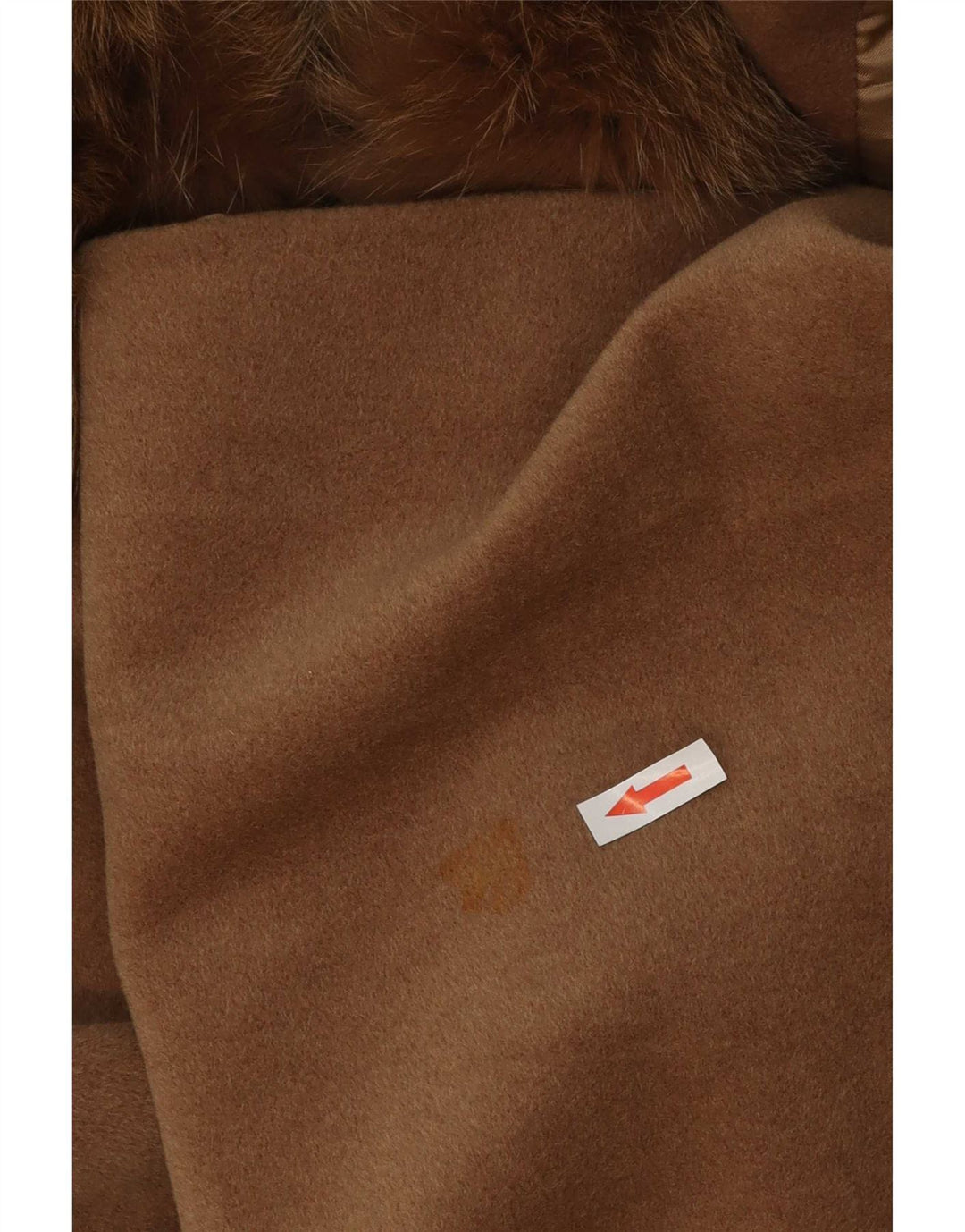 Cinzia Rocca Dame Oversized Overfrakke UK 18 XL Brun Uld