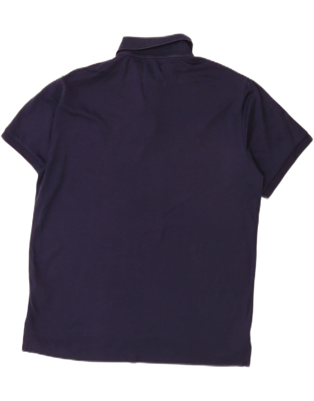 POLO RALPH LAUREN Herre Custom Slim Fit Polo Shirt Stor marineblå bomuld