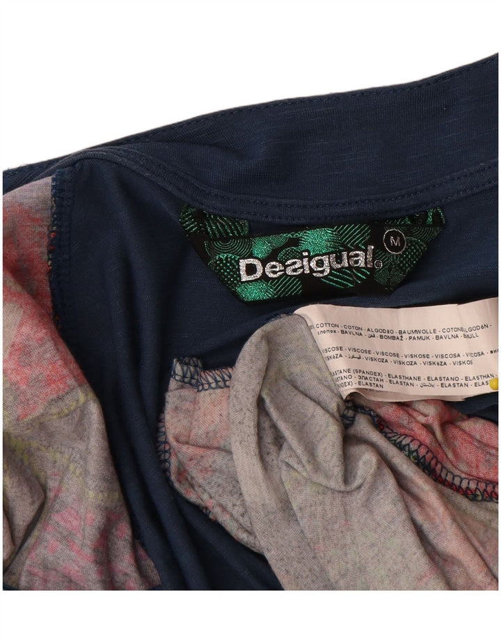 Desigual Kvinders grafisk boblekjole UK 12 Medium Flerfarvet Geometrisk