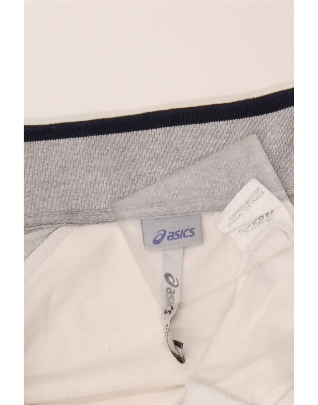 ASICS træningsdragt topjakke til kvinder UK 14 Medium Off White Colourblock