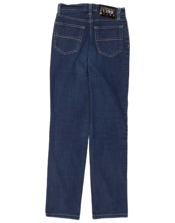 Gianfranco Ferre Dame Slim Jeans W27 L28 Blå Bomuld