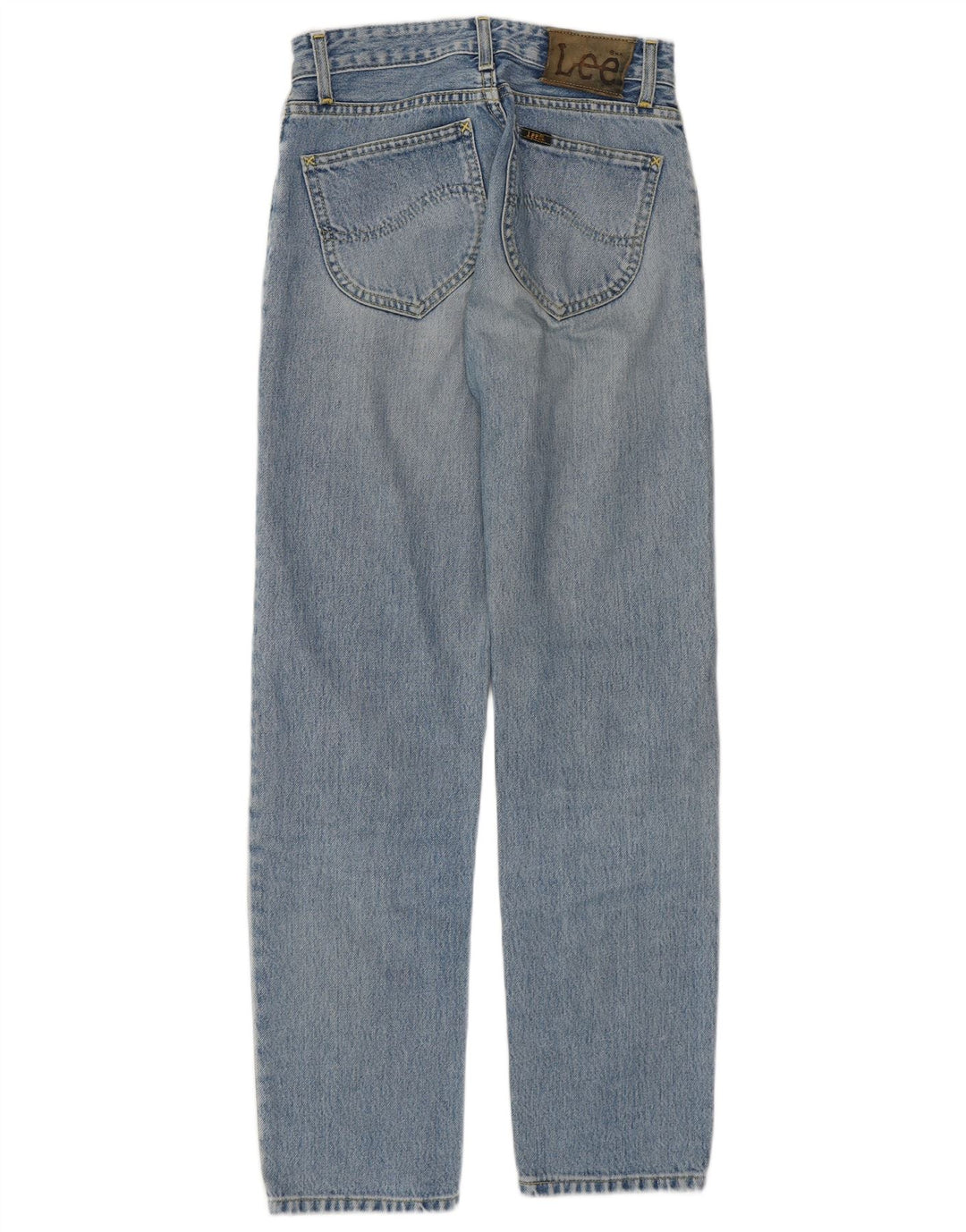 Lee Herre Joplyn Jeans med høj talje W26 L29 blå bomuld