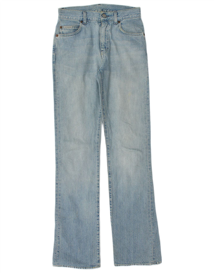 Calvin Klein Dame Bootcut Jeans W26 L32 Blå Bomuld