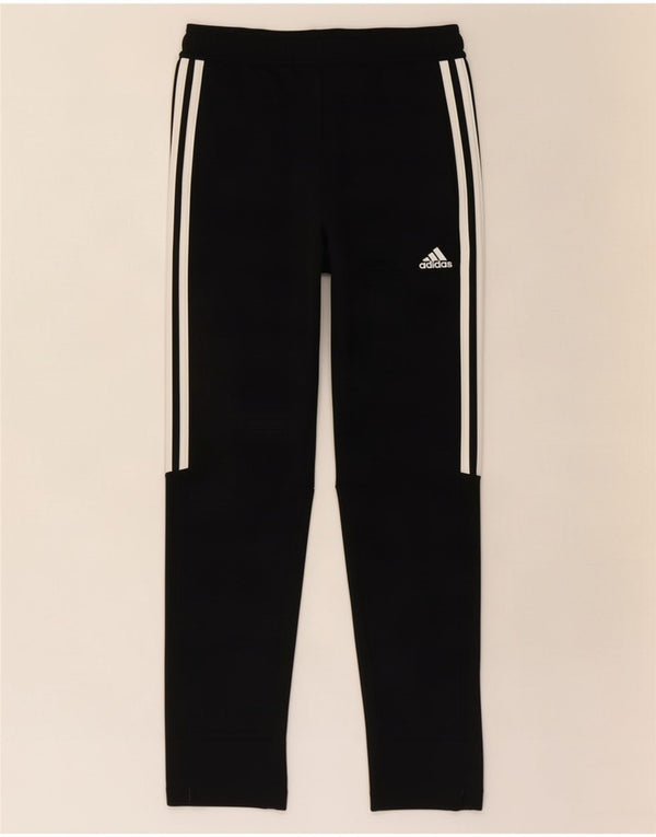 Adidas Boys Aeroready Tracksuit Bukser 11-12 år Sort Polyester
