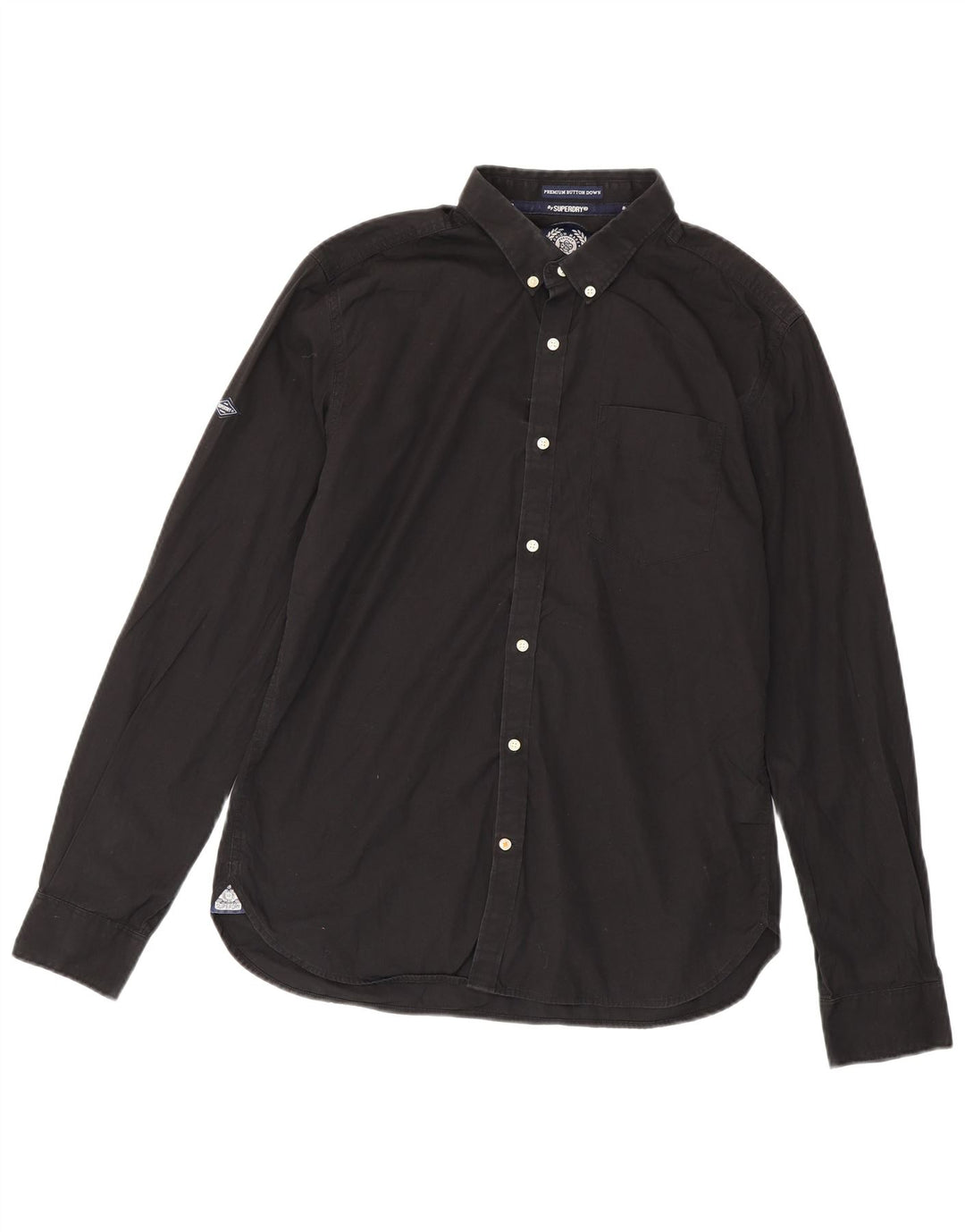 Superdry herreskjorte XL sort bomuld
