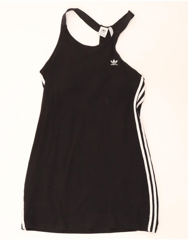 Adidas Dame Tennis Dress UK 22 3XL Sort Bomuld