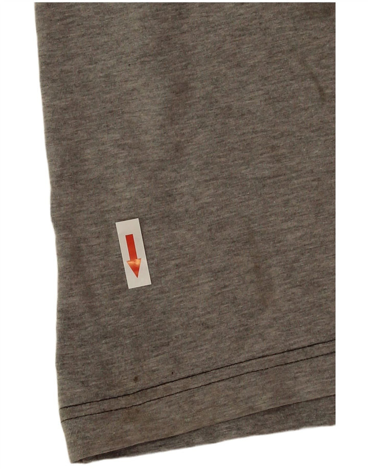 Nike Herre grafisk T-shirt Top Stor grå Colourblock Bomuld