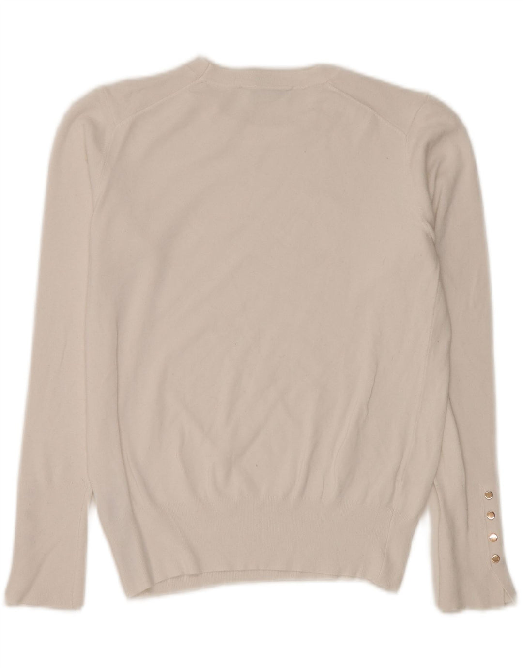 Zara Dame sweater med rund hals DK 14 Stor hvid viskose