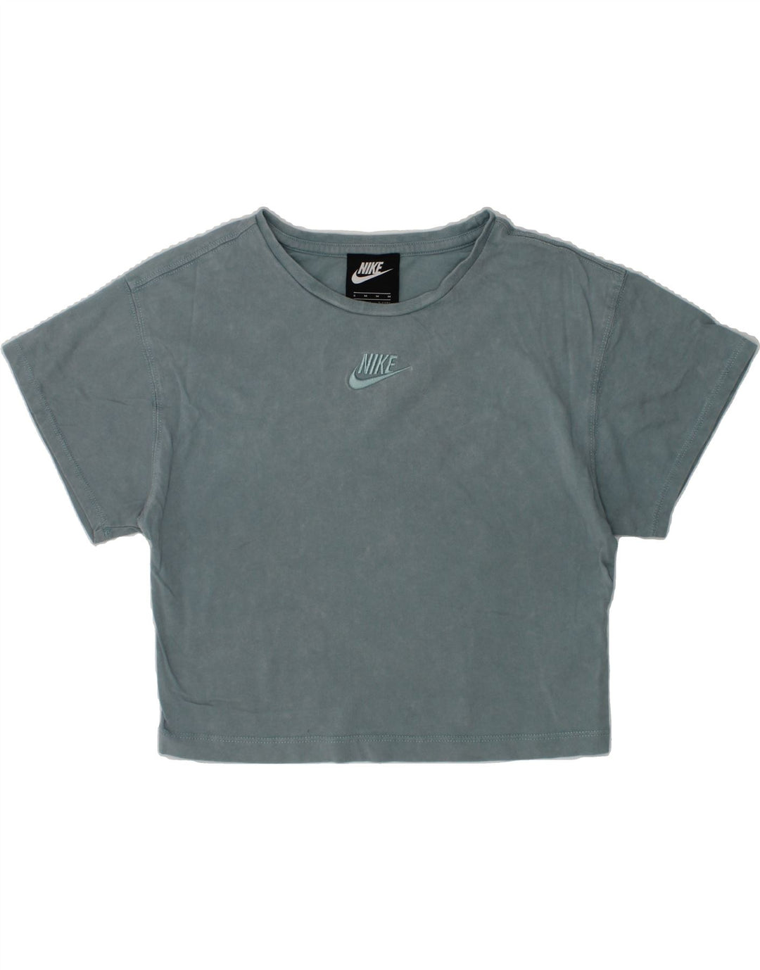 NIKE Girls T-Shirt Top 5-6 Years Medium Grey Cotton | Vintage Nike | Thrift | Second-Hand Nike | Used Clothing | Messina Hembry 