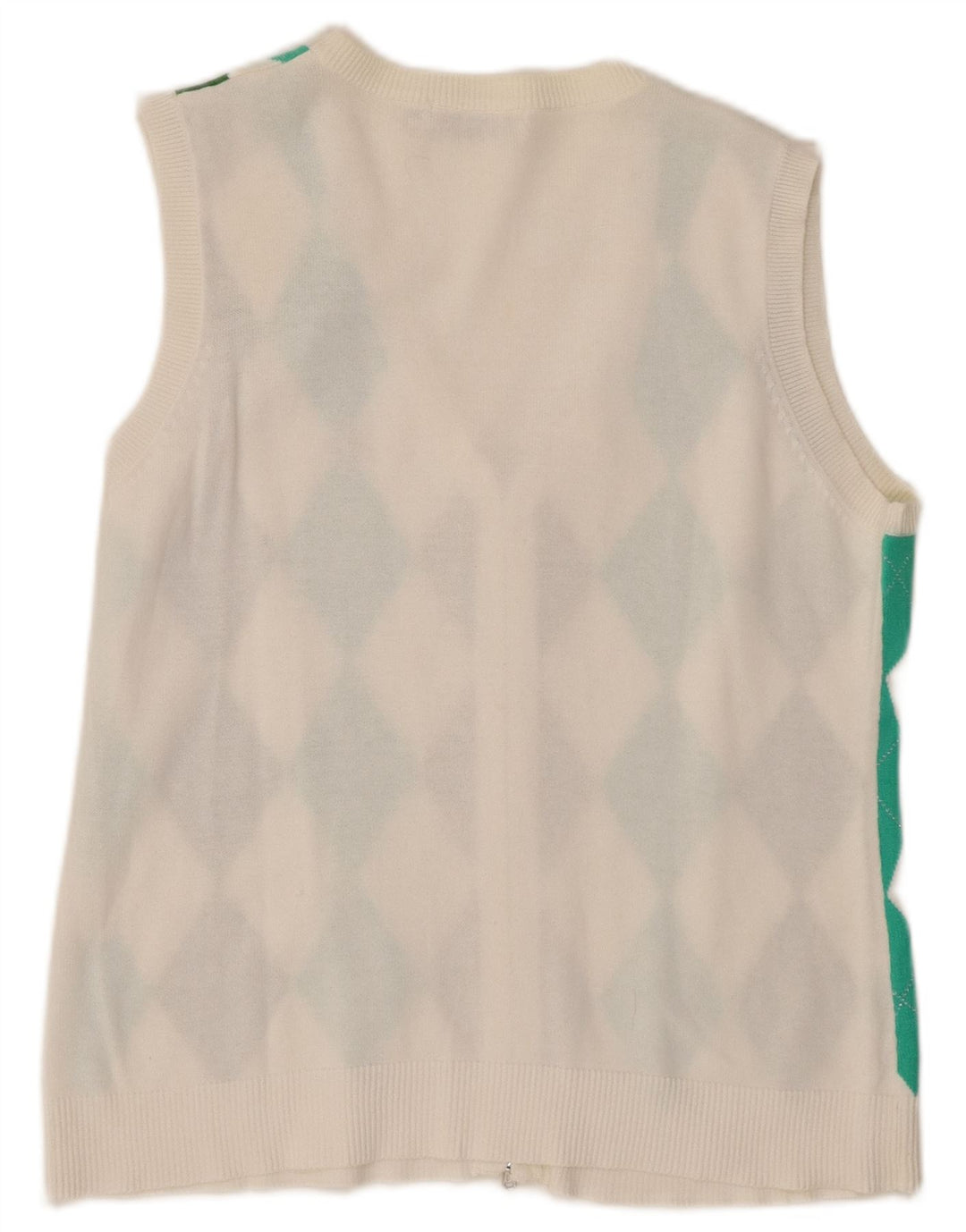 CONTE OF FLORENCE Womens Cardigan Sweater UK 12 Medium White