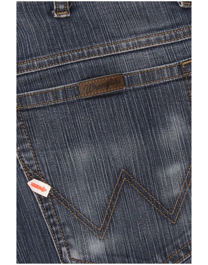 Wrangler Womens Regular Fit Straight Jeans W34 L30 Blå Bomuld