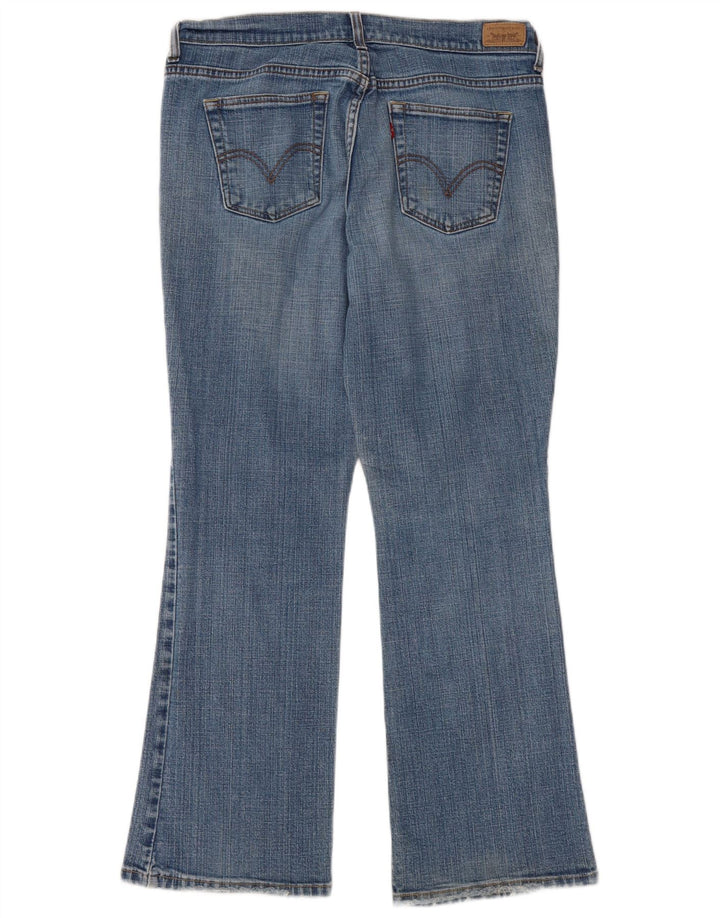 Levi's Dame 515 Bootcut Jeans US 12 Large W32 L29 Blå Bomuld