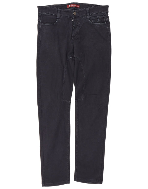 SIVIGLIA Herre Slim Fit Casual Bukser W33 L30 Marineblå Bomuld