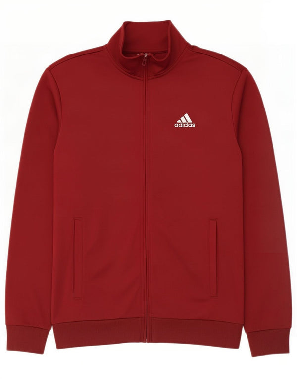 Adidas Træningsdragt til mænd, topjakke, lille rødbrun polyester