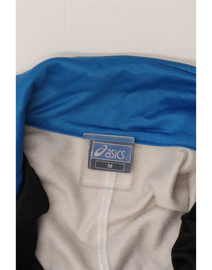 Asics Herre grafisk træningsdragt Topjakke Medium Sort Colourblock