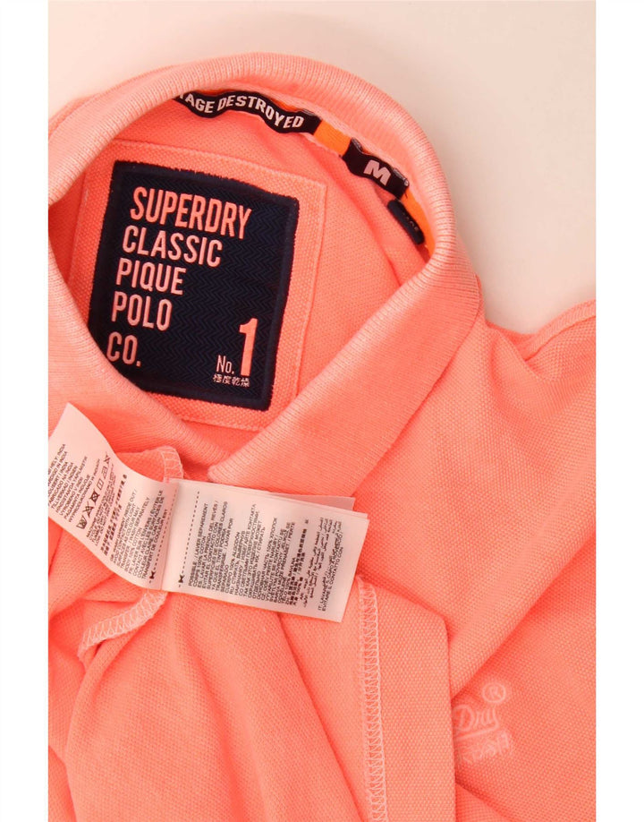 Superdry Poloshirt til mænd Medium Pink Bomuld