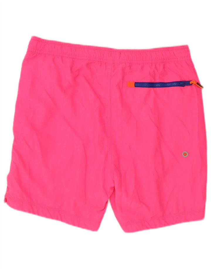 Superdry grafiske badeshorts til mænd Medium Pink