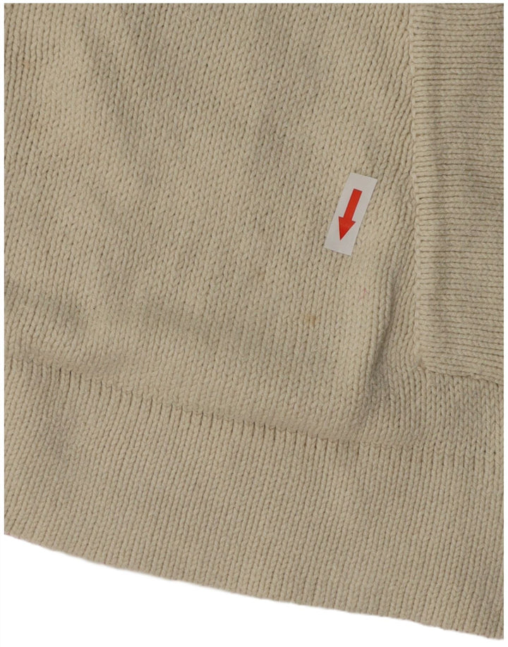 Joules Dame Shawl Neck Jumper Sweater UK 8 Small Off White