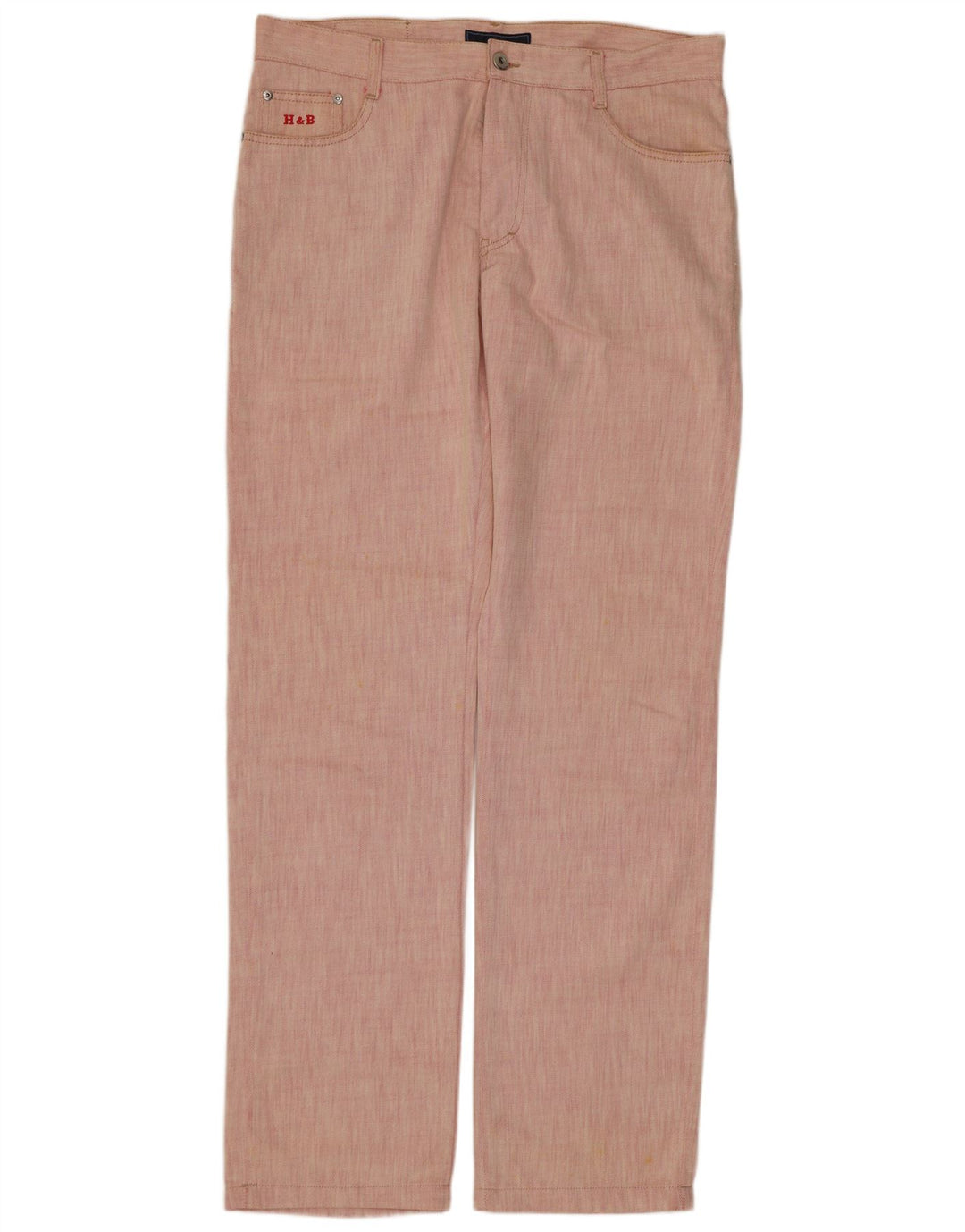 Harmont & Blaine Straight Jeans til mænd W32 L35 Pink Bomuld